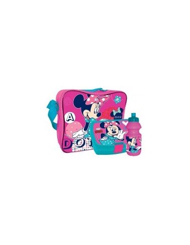 Sac isotherme Minnie avec boîte à goûter et gourde Minnie - New dis...