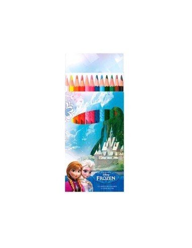 12 crayons de couleur Frozen - La Reine des neiges - New discount.com