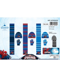 Set 3 pièces Spider-man BONNET + GANTS + ECHARPE Spider-man - New d...