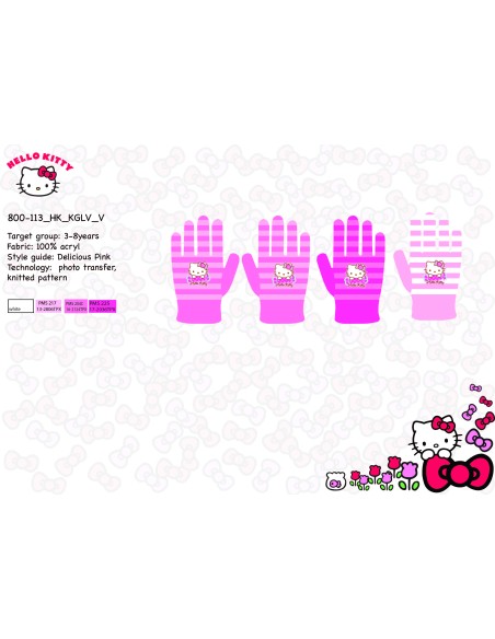 Set de guantes Hello Kitty -800-113 -New discount.com