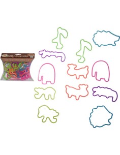 BLISTER DE 12PCS Bracelets SILLY BANDS SAFARI 100% SILICONE - New d...