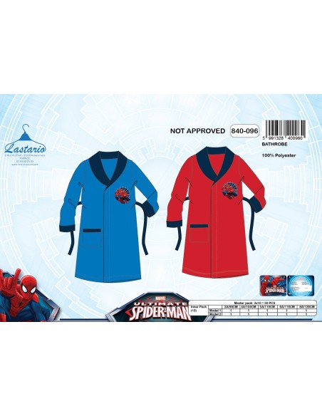 Peignoir de nuit Spiderman 840-096 - New discount.com