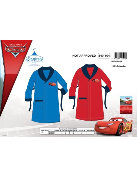 Peignoir de nuit Cars 840-104 - New discount.com