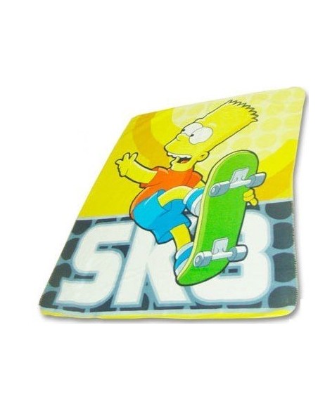 Plaid polaire Simpsons 125X160 cm - New discount.com