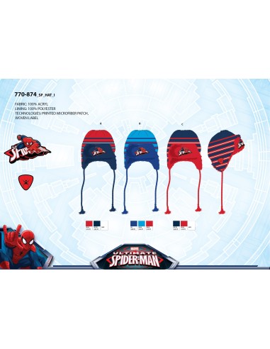 Cappello peruviano Spiderman 770-874 - New discount.com