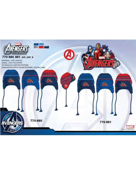 Chapeau Péruvien Avengers 770-880 - New discount.com