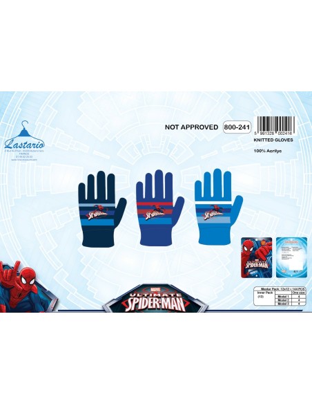 Gants Spiderman 800-241 - New discount.com