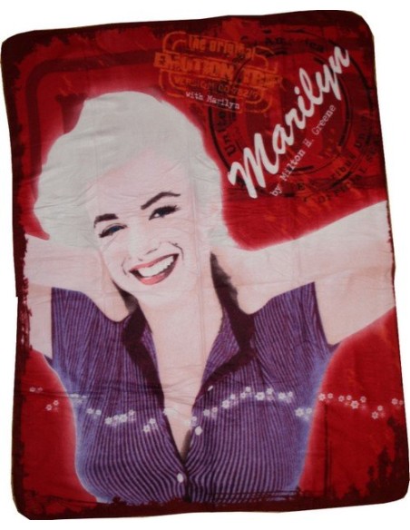 Plaid polaire Marilyn Monroe 125X160 cm - 5100785 - New discount.com
