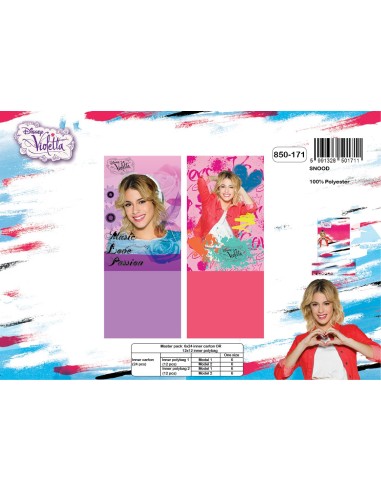 Manta de cuello Disney Violetta -New discount.com