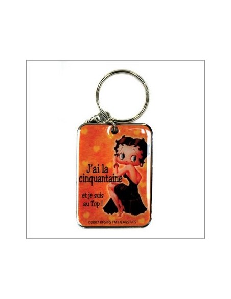 Llavero de metal Betty Boop -New discount.com