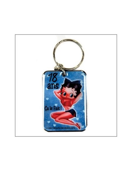 Porte clés métal Betty Boop - New discount.com