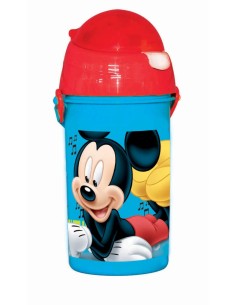 Gourde pop up Mickey Disney Gourde avec une paille rétractable
