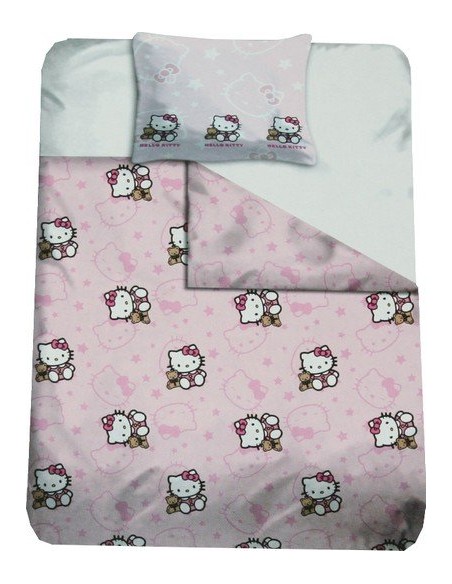 HOUSSE DE COUETTE + taie d'oreiller hello kitty 1 Housse de couette...
