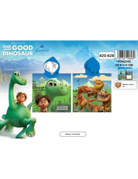Poncho de bain à capuche The Good Dinosaur