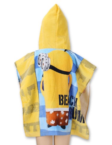 Poncho de bain à capuche Minions