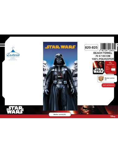 Drap de plage Microfibre Star wars - 820-825
