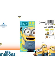 Drap de plage Microfibre Minions - 820-729
