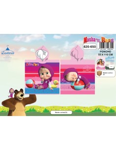 Poncho de bain à capuche Masha and Bear - 820-650
