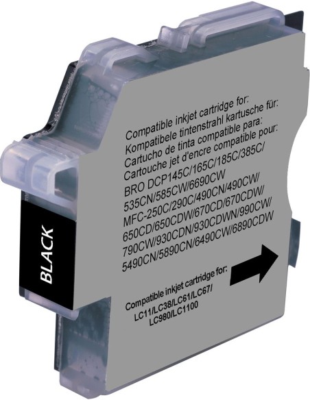 Cartouche compatible Brother - Noir -lc980/1100BK - New discount.com