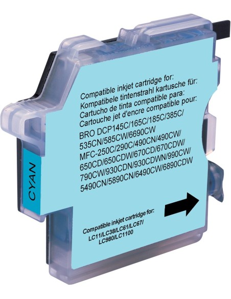 Cartouche compatible Brother - cyan -lc980/1100c - New discount.com
