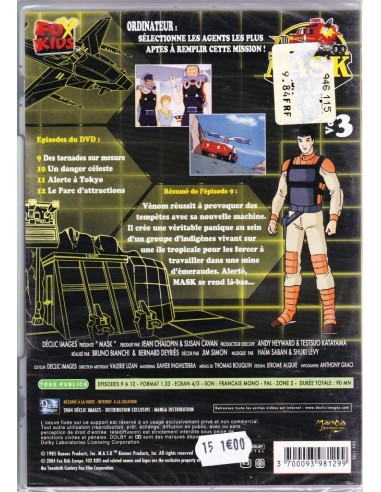  DVD neuf Manga Dessin Animé - Mask n° 3 