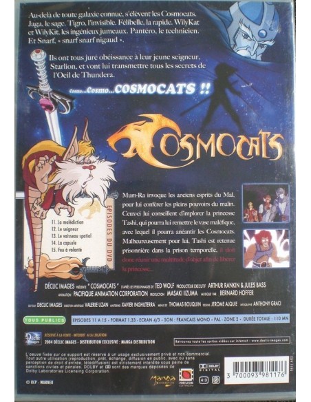 DVD  manga - Cosmocats 3 