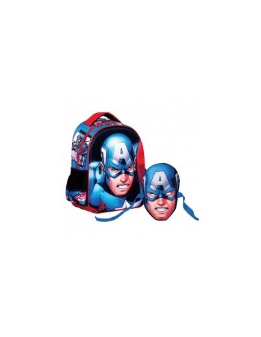 SAC A DOS 3D AVENGERS AVEC MASQUE -  IRON-MAN
