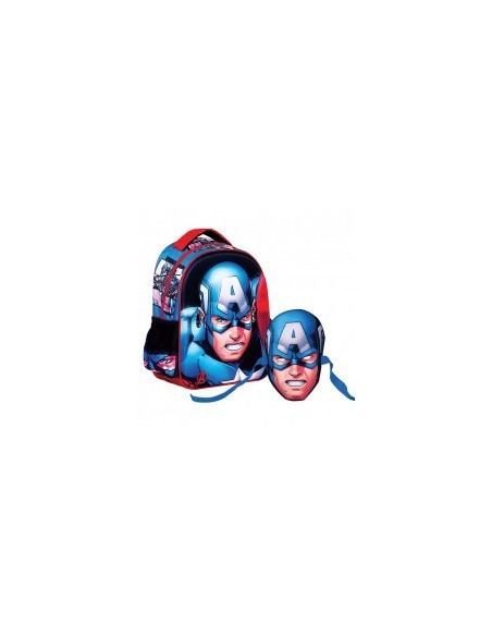 SAC A DOS 3D AVENGERS AVEC MASQUE -  IRON-MAN
