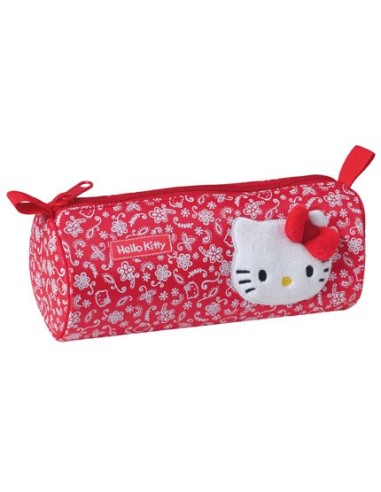 TROUSSE A CRAYONS ROUGE HELLO KITTY - New discount.com