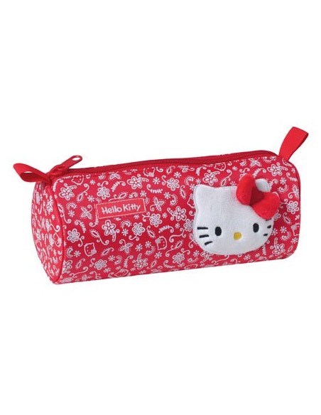 TROUSSE A CRAYONS ROUGE HELLO KITTY - New discount.com