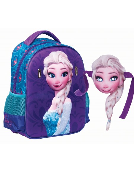 Sac à dos La Reine des Neiges + masque intégré