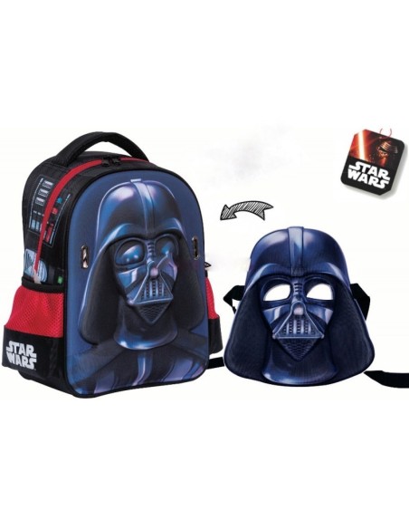 Backpack Star Wars mask + built-in