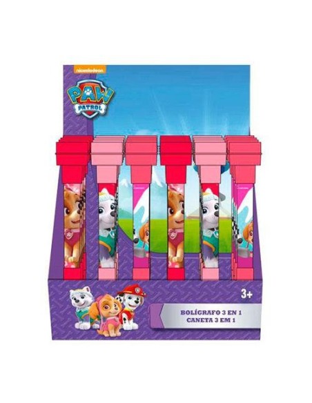 stylo 3 en 1 Paw Patrol Stylo, bulles et tampon