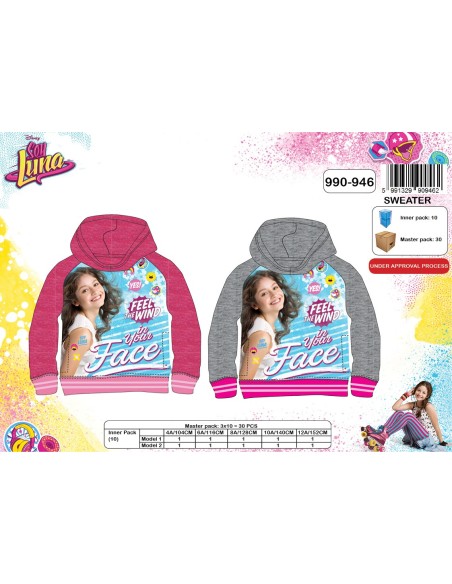 Sweat Soy Luna Disney à capuche