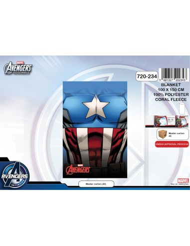 Couverture coral fleece Avengers