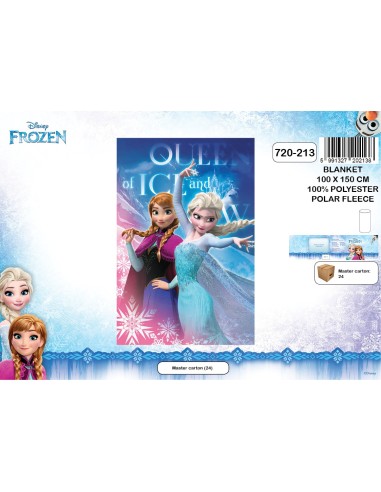 Plaid polaire La Reine des neiges - 720-213