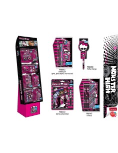 mostra 132 pezzi gerni rentree scool Monster High - New discount.com 2