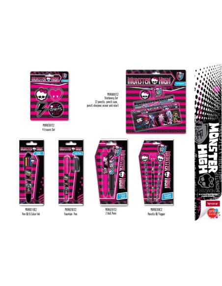 mostra 132 pezzi gerni rentree scool Monster High - New discount.com