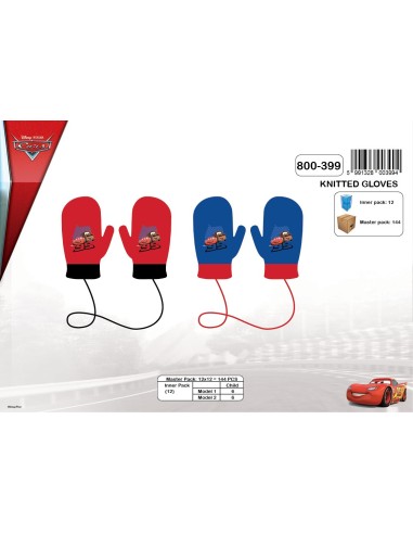 Gants Mitten Cars Disney