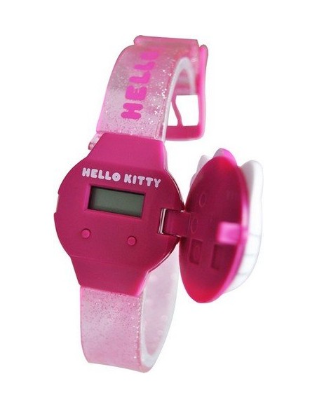 Hello Kitty pulsera digital de plástico reloj. -New discount.com