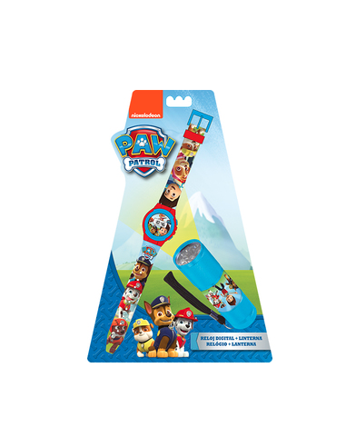 Montre digitale Paw Patrol avec lampe de poche