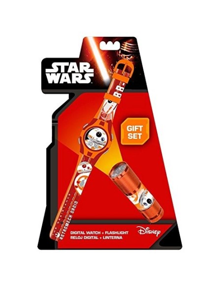 Montre digitale Star Wars avec lampe de poche