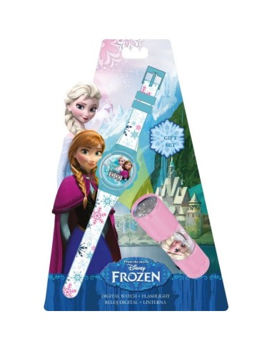 Montre digitale La Reine des neiges avec lampe de poche