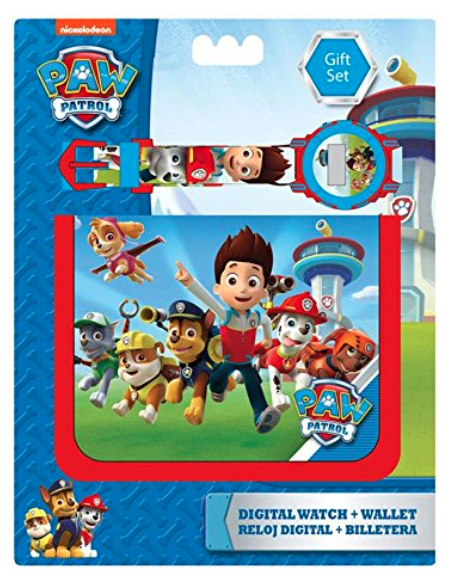 Set portefeuille + montre numérique Pat Patrouille