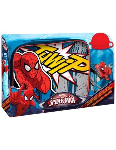 Set Spiderman sac déjeuner thermique et gourde
