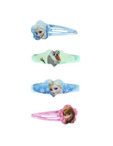 Coffret d'accessoires pour cheveux avec brosse - La Reine des Neiges