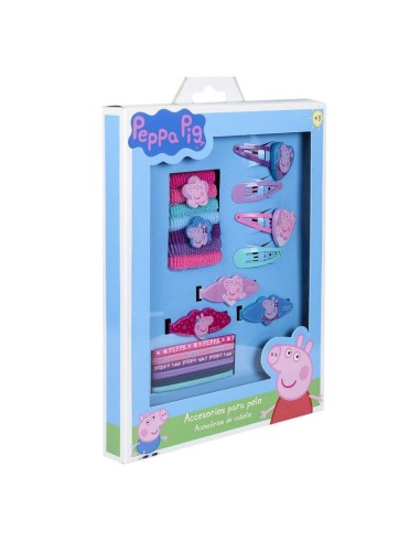 ACCESSOIRES POUR CHEVEUX PEPPA PIG - 20 PIECES - New discount.com