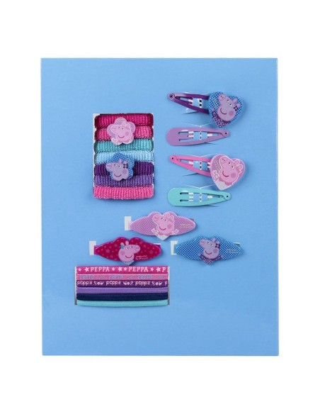 ACCESSOIRES POUR CHEVEUX PEPPA PIG - 20 PIECES - New discount.com