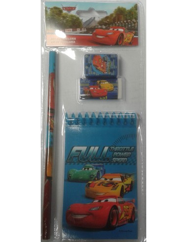 Set  papeterie 4 pièces Cars Disney