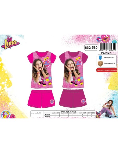 Pyjama court Soy Luna